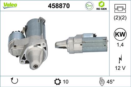 Starter 12V 1.4kW