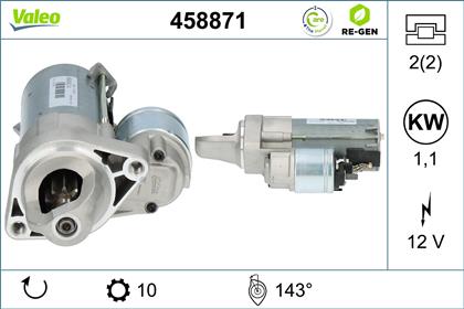 Starter 12V 1.1kW