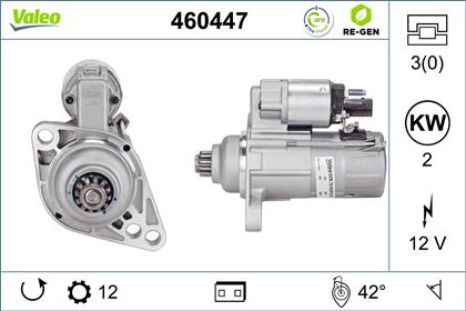Starter 12V 2kW