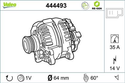 Generator 14V 35A