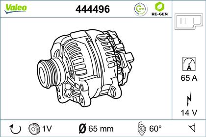 Generator 14V 65A