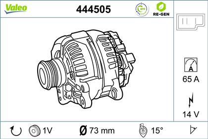 Generator 14V 65A