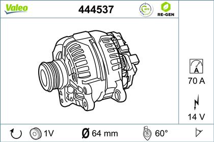 Generator 14V 70A