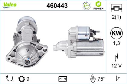 Starter 12V 1.3kW