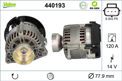 Generator 14V 120A
