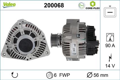 Generator 14V 90A