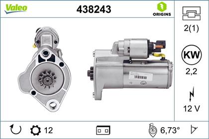 Starter 12V 2.2kW