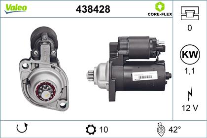 Starter 12V 1.1kW