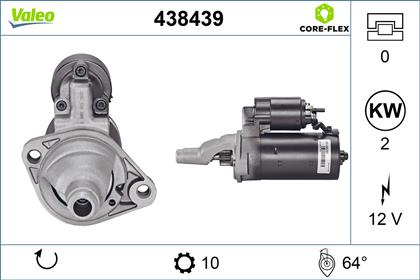 Starter 12V 2kW