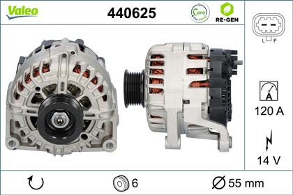 Generator 14V 120A