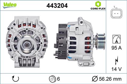 Generator 14V 98A