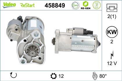Starter 12V 2kW