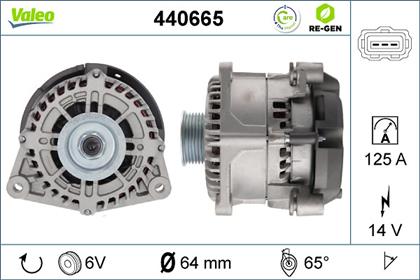 Generator 14V 125A