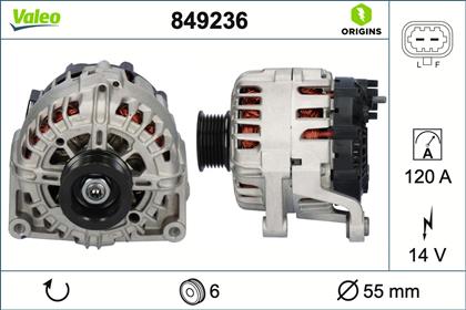 Generator 14V 120A