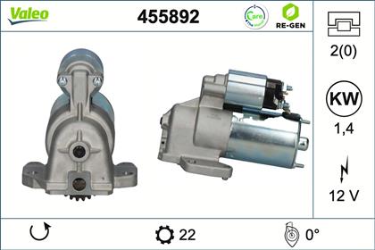 Starter 12V 1.4kW
