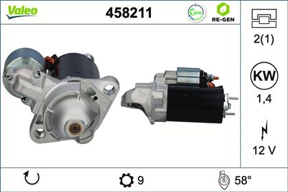 Starter 12V 1.4kW