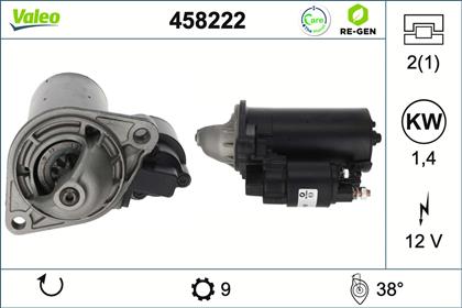 Starter 12V 1.4kW