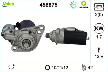 Starter 12V 1.7kW