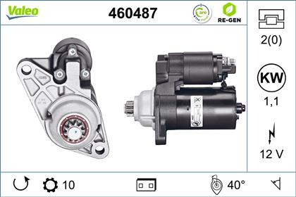 Starter 12V 1.1kW