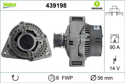 Generator 14V 90A
