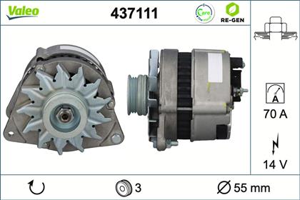 Generator 14V 70A