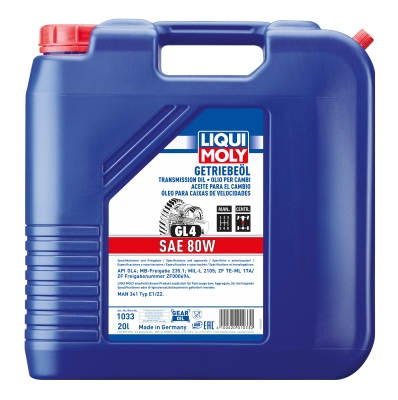 GETRIEBEÖL SAE80W GL4 20L