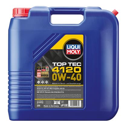 Motoröl Top Tec 4120 0W40 20l