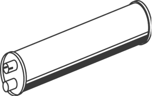 Mittelschalldämpfer