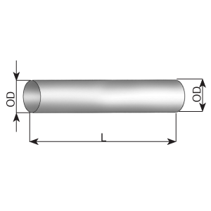 Universal Rohr Aluminium Ø 45,0 2 Mtr