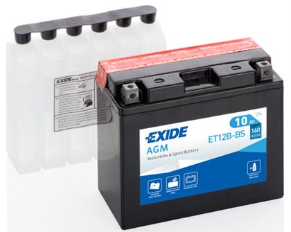 Motorradbatterie 12V 10Ah 160A