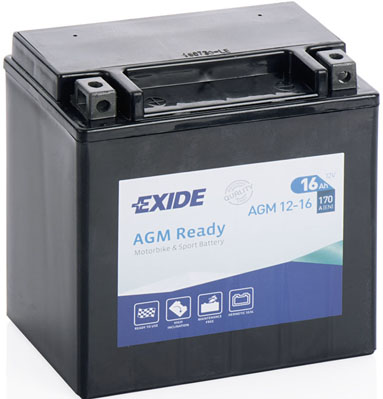 Motorradbatterie 12V 16Ah 200A