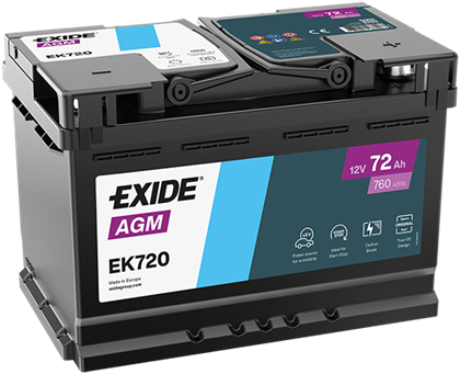 Batterie 12V 72Ah 760A