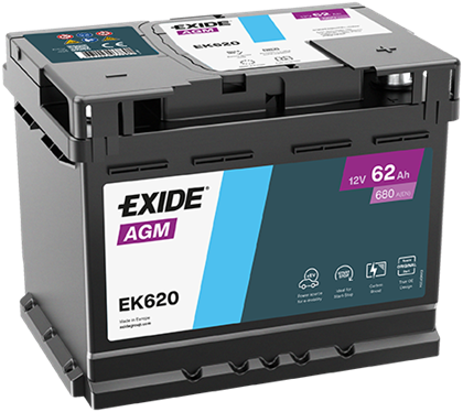 Batterie 12V 62Ah 680A