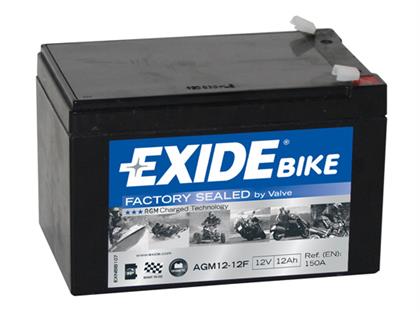 Motorradbatterie 12V 12Ah 150A