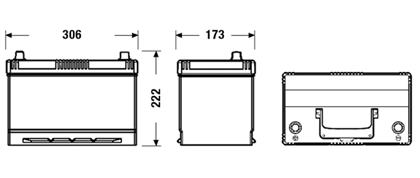 Batterie 12V 95Ah 800A