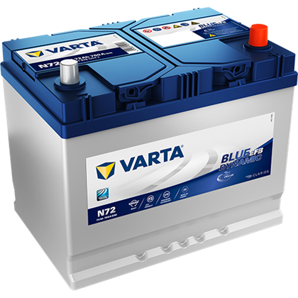 Batterie 12V 72Ah 760A BLUE DYNAMIC