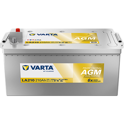 Batterie 12V 210Ah 1.200A Prof. Dual Purpose  AGM