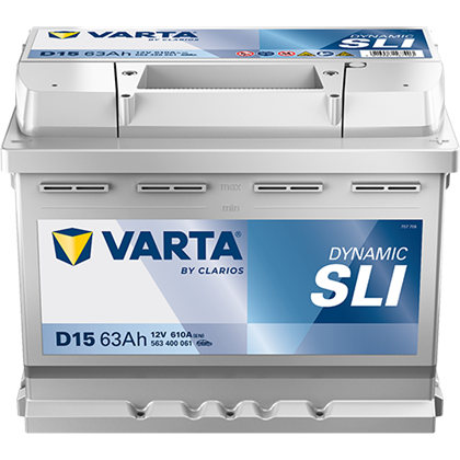 Batterie 12V 63Ah 610A DYNAMIC SLI
