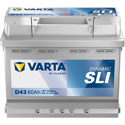 Batterie 12V 60Ah 540A DYNAMIC SLI