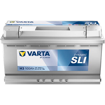 Batterie 12V 100Ah 830A DYNAMIC SLI