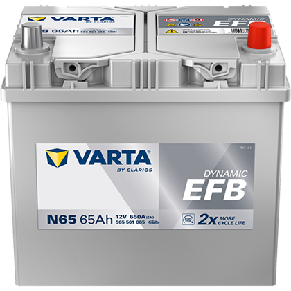 Batterie 12V 65Ah 650A DYNAMIC EFB