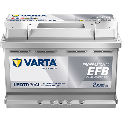 Batterie 12V 70Ah 760A Prof. Dual Purpose  EFB