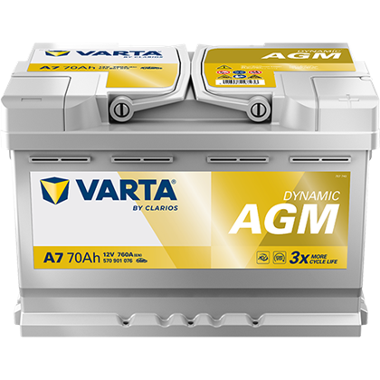 Batterie 12V 70Ah 760A DYNAMIC AGM