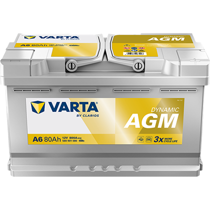 Batterie 12V 80Ah 800A DYNAMIC AGM