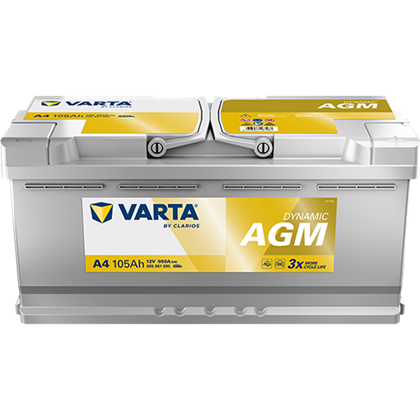Batterie 12V 105Ah 950A DYNAMIC AGM