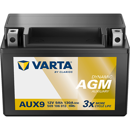 Batterie 12V 9Ah 130A DYNAMIC AUX