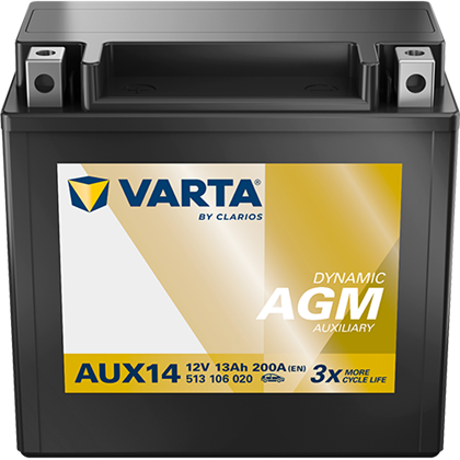 Batterie 12V 13Ah 200A DYNAMIC AUX