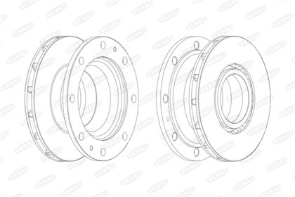 Bremsscheibe belüftet