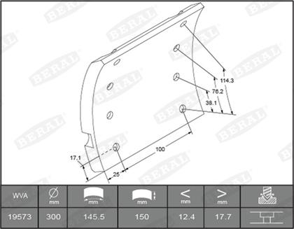 Bremsbelagsatz, Trommelbremse