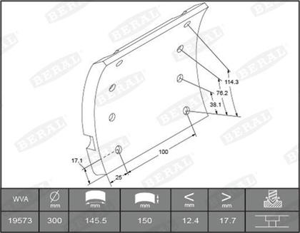 Bremsbelagsatz, Trommelbremse